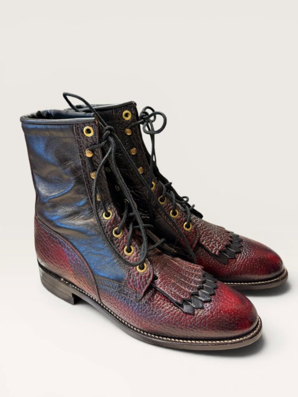 Justin Burgundy + Black Shoes, 6